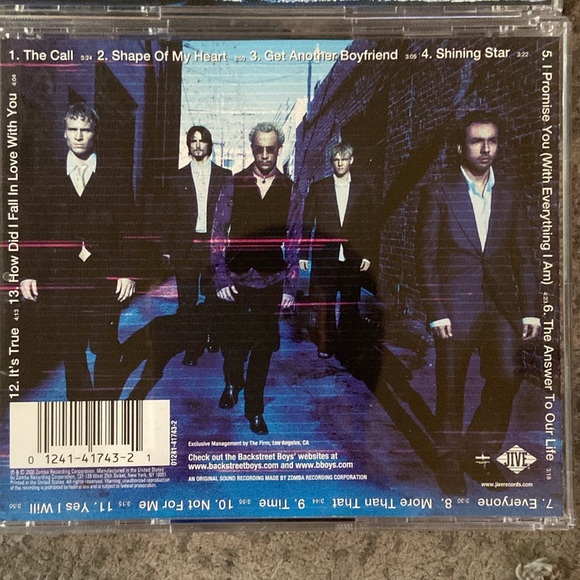 Backstreet Boys CDs Compact Discs Albums Black & Blue Self Titled Debut Boy Band - Picture 6 of 6